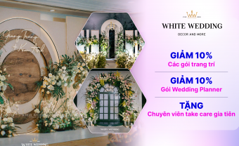 White Wedding Decor & More - Trắng tinh khôi ngày về chung đôi - Blog Marry
